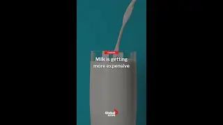 Milk is getting a lot more expensive in Canada #shorts #millkprice #milk #dairy