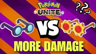 Wise GLASSES VS Choice SPECS , Which item does more *DAMAGE*  Held item Comparison | Pok&eacute;mon UNITE