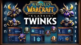 WoW Classic - 🌟Altoholic Addon Tip🌟 great Twink / Alt Overview