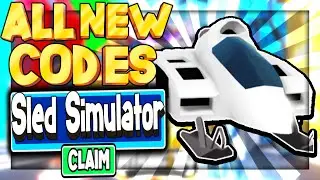 (2021) ALL *NEW* SECRET OP CODES! Sled Simulator Roblox