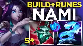 🌊 NAMI SUPPORT BUILD & RUNES *Insane Healing & CC*🔥 - S16 Wild Rift Gameplay