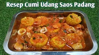 RESEP CUMI UDANG SAOS PADANG