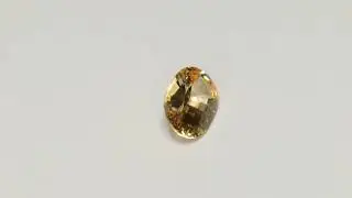 1.480 Carat Yellow Sapphire Very Good Cut Oval 8 x 6 mm Calibrated Non Heated Loose Stone