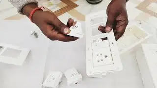 Anchor ⚓ Penta Modular Switch fitting आठ मॉडल का बोर्ड