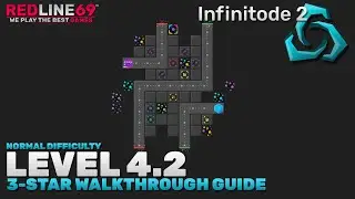 Infinitode 2 | Level 4.2 - Normal Difficulty | 3-Star Guide | Redline69 Games