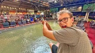 Wir testen die erste Indoor-Anlage zum Angeln! Was lebt hier?