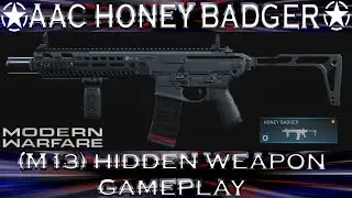 Modern Warfare AAC Honey Badger - M13 Hidden Weapon - How to make it - Gameplay