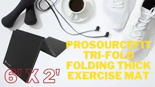 ProsourceFit Tri-Fold Folding Thick Exercise Mat