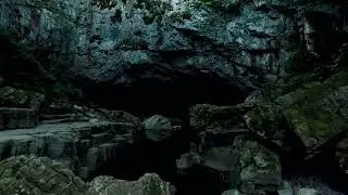 Wale's Largest Cave...entrance, Porth yr Ogof.