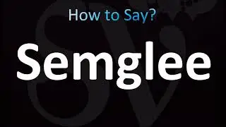 How to Pronounce Semglee (CORRECTLY!)