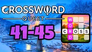 CROSSWORD QUEST level 41 42 43 44 45