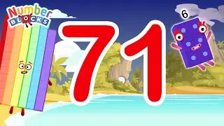 Numberblocks 71 learn to count Magic Run Hawaii World New Season | Numberblocks Magic Adventure