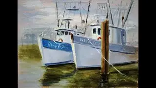 Tony and Jan and Rita Diane, Plein Air Painting in Ocean City, Maryland /Part 1