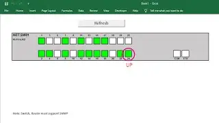 Excel : How to check switch port status