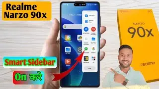 realme narzo 90x smart sidebar, realme smart sidebar setting, realme narzo 90x sidebar on