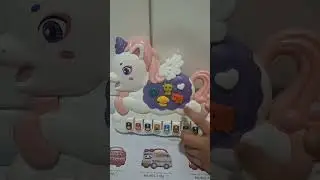 TRENDING UNICORN MUSICAL PIANO TOY | ASMR #unicorn #toys #trending #satisfying #shorts #fypシ #viral