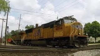 UP and CN Power Compilation - At the Diamonds in West Chicago, Illinois on 5-18-2013