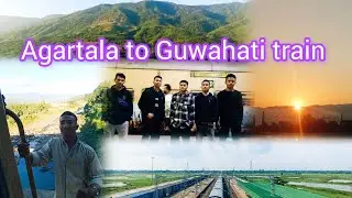 Agartala to Guwahati train  Assam Tezpur//2025 New Haflong railway station #assamtezpur 