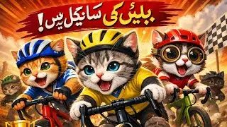 Kittens Compete in a Crazy Bike Race! 🐱🚴&zwj;♂️
