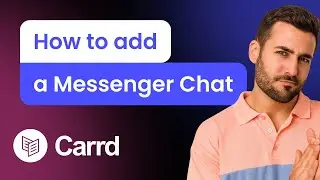 How to add a Messenger Chat to Carrd