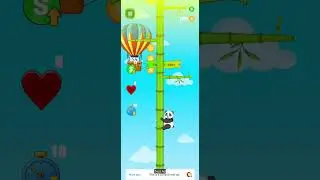 Climbing panda