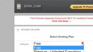 2  webhosting - create free domain with 3owl com