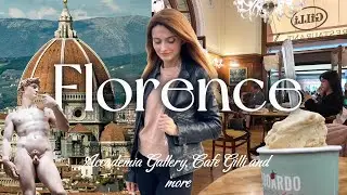 FLORENCE, Italy Travel Vlog 🇮🇹 Cafe Gilli, Best Gelato! | Walking and First Impressions | [4K, 2024]