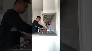 apat na oras naglinis ng kusina!!