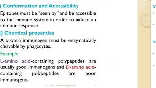 Antigens and immunogens