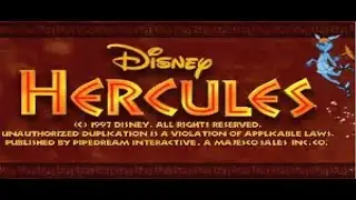 Disney's Hercules Action Game - First Hour of Playstation Adventure Gameplay