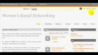 Arizona Women's Social Networking - How to Log in