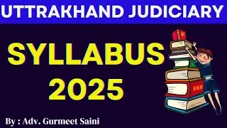 Uttrakhand Judiciary Syllabus | UK judiciary 2025 syllabus | #judiciary