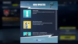 Meteor hitting Tilted Towers