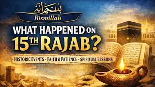 15th of Rajab in Islamic History | Meaning  Events & Spiritual Lessons In English 