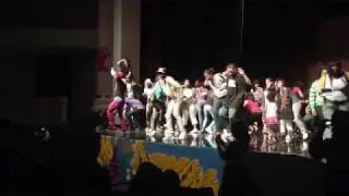 Oden Park performing iSkateboard/iRock skinnies at lynwood high school