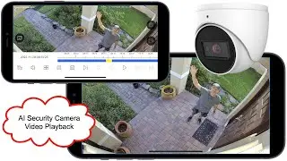 AI Security Camera Recorded Video Search & Playback from Mobile App