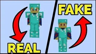 FAKE DIAMOND ARMOR CHALLENGE! SkyWars