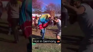 How to celebrate #holi in #Europe #bavaria #germany #munich#nature #travel #fun #shorts #shortsviral