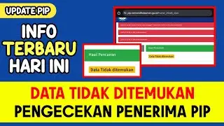 DATA NOT FOUND CHECK PIP RECIPIENT ‼️ HERE'S THE EXPLANATION
