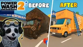 Poo Panda Buka Usaha Pencucian! Job Pertama Cuci Mobil! - PowerWash Simulator 2 Indonesia