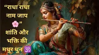 🌺“राधा राधा नाम जाप 🌺”शांति और भक्ति की मधुर धुन 🕉️📿🙇🙏