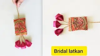 Lahenga blouse latkan tutorial #bridal latkan design stitching #trending #video #viral #sewing#tips