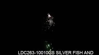 LDC263 -100  100'S SILVER FISH AND RED & GREEN BEES MINES