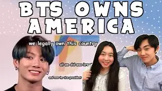 Couple Reacts To: BTS Taking Over America (as they should) Reaction