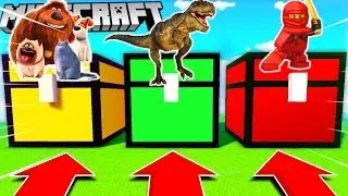 NIE WYBIERZ ZŁEJ SKRZYNI (SEKRETNE ŻYCIE ZWIERZAK&Oacute;W, T-REX, NINJA GO) MATRUNER MINECRAFT LUCY KICEK