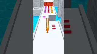 Ladder Master Lvl.23 - Gather Ladders & Climb Walls 🪜🧱 #shorts #games #laddermaster #gameshorts