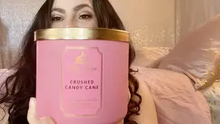 CRUSHED CANDY CANE Bath and Body Works Candle Review Christmas/Holiday 2020
