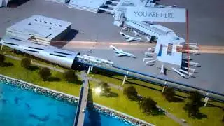WONDERFUL MIAMI FLORIDA USA MAP CITY ON 3D ANIMATION DESIGN