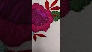 Flower hand embroidery #embroideryart #easypattern #flower
