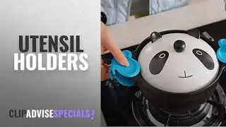 Top 10 Utensil Holders [2018]: SYGA Silicone Pinch Grip beautiful butterfly Gripper Grip Kitchen Pot